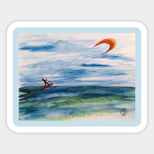 Kitesurfing Sticker